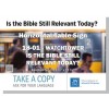HPWP-18.1 - 2018 Edition 1 - Watchtower - "Is The Bible Still Relevant Today?" - Table